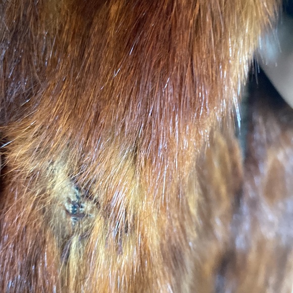 COPY - 35” Length Larg Collar, Cuffed Sleeve Mink Jacket - Picture 15 of 16